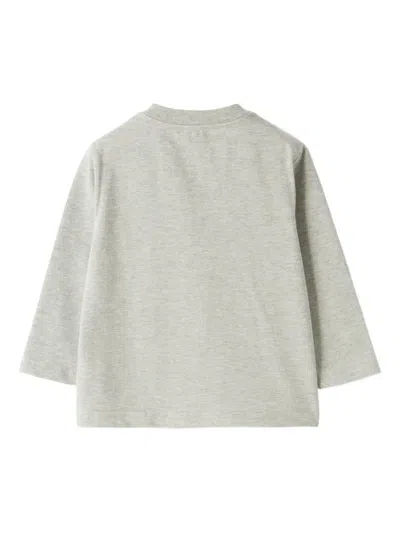 Il Gufo Dalmatian Graphic Top In Gray