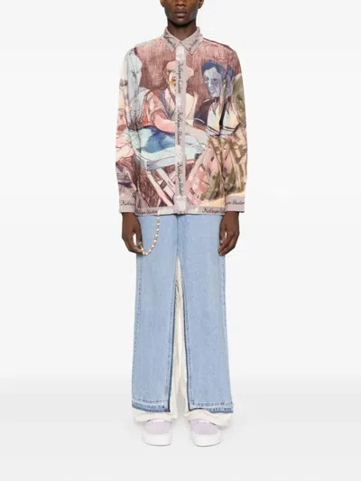 Kidsuper Graphic-print Shirt In Brown