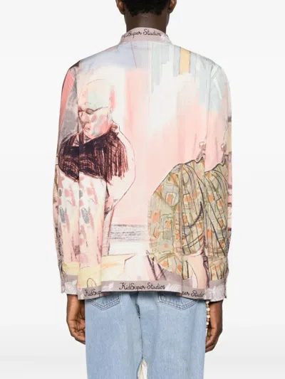 Kidsuper Graphic-print Shirt In Brown