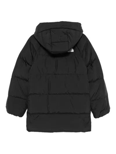 The North Face Kids Hooded Down Jacket In Black