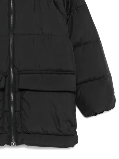 The North Face Kids Hooded Down Jacket In Black