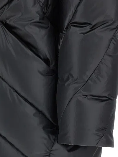 Moorer Wanita Quilted Down Jacket In Black