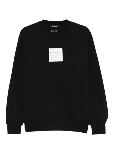Imperial Graphic-print Sweatshirt In Black