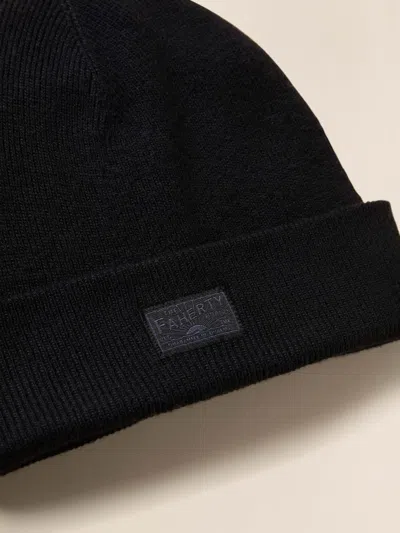 Faherty Essential Beanie In Black