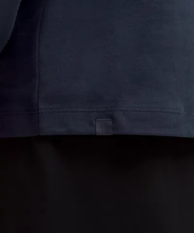 Lululemon Heavyweight Cotton Jersey Long-sleeve Shirt In Blue