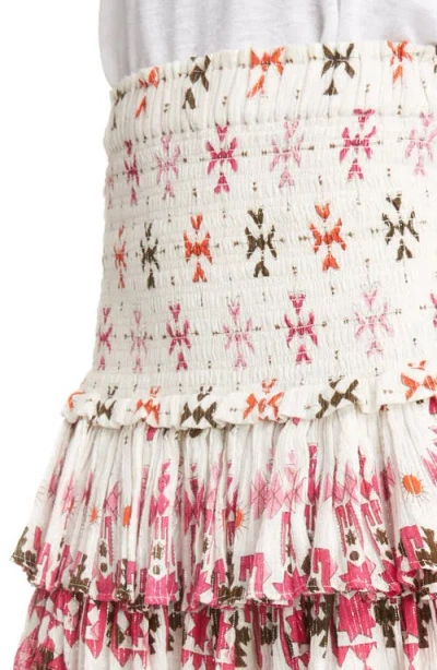 Isabel Marant Étoile Isabel Marant Etoile Ruffle-detailed Cotton Skirt. In Multi
