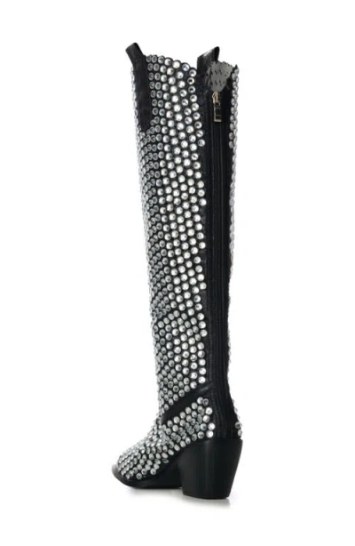 Azalea Wang Ruvin Tall Western Boot In Black