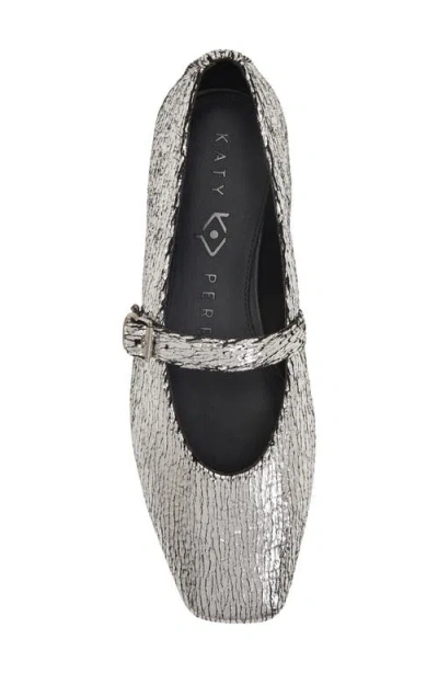 Katy Perry The Evie Mary Jane Flat In Silver