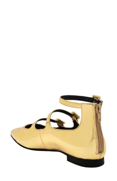 Katy Perry Confidant Mary Jane Flat In Gold