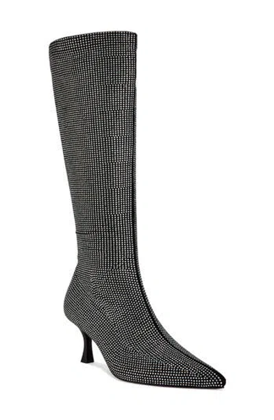 Azalea Wang Yoel Pointed Toe Knee High Boot In Black