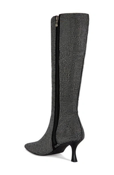 Azalea Wang Yoel Pointed Toe Knee High Boot In Black