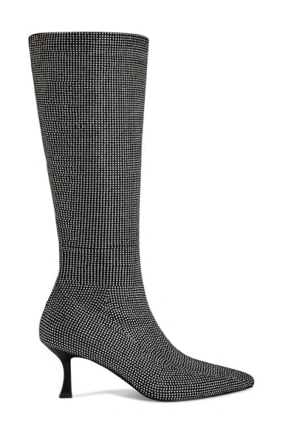 Azalea Wang Yoel Pointed Toe Knee High Boot In Black