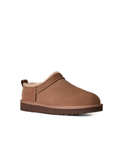 Ugg W Classic Micro Rocky Oak Mule In Brown