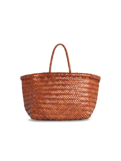 Dragon Diffusion Bamboo Triple Jump Big  Bag In Brown