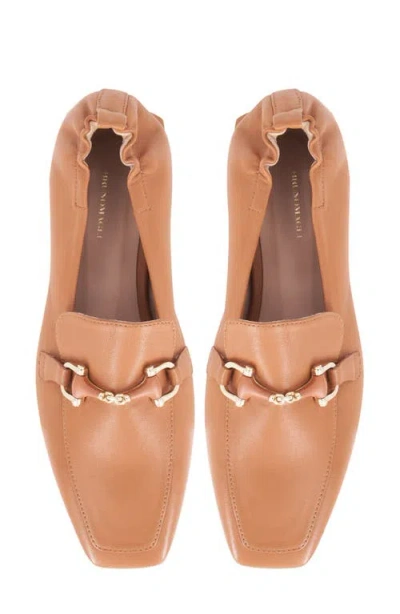 Bruno Magli Mila Leather Loafer In Brown