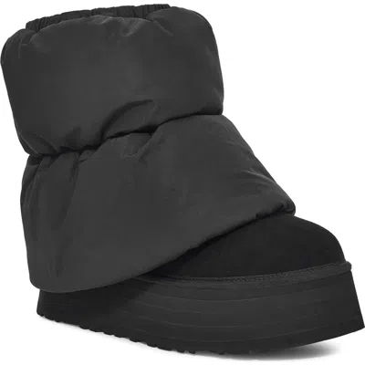 Ugg(r) Classic Mini Dipper Puffer Platform Boot In Black