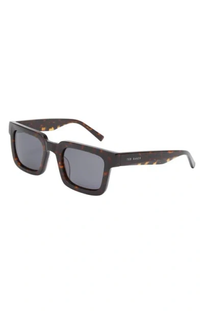 Ted Baker 51mm Polarized Square Sunglasses In Multi