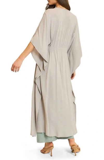 Wishlist Tie Oversize Duster In Gray