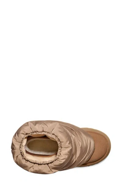 Ugg(r) Classic Mini Dipper Puffer Platform Boot In Brown