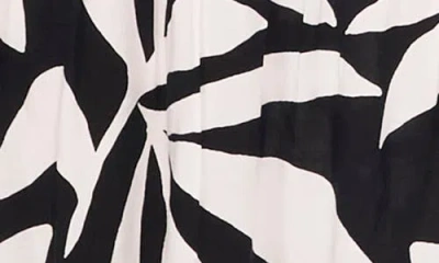 Vince Camuto Print Flutter Sleeve Maxi Dress In Multi