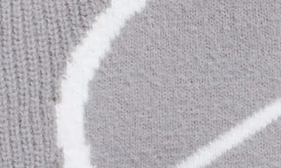 Cotton Emporium Kids' Zip-up Graphic Sweater Hoodie In Gray