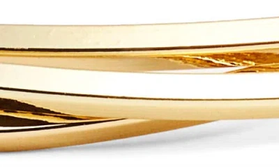 Nordstrom Set Of 3 Knife Edge Bangles In Gold