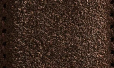 Drake's Suede Western Belt In Brown