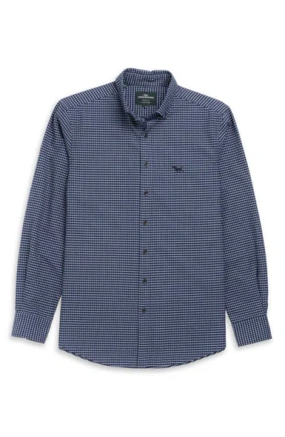 Rodd & Gunn Slim Fit Gunn Check Oxford 5 Long Sleeve Shirt In Blue