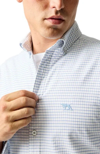 Rodd & Gunn Sports Fit Check Cotton Button-down Oxford Shirt In Blue