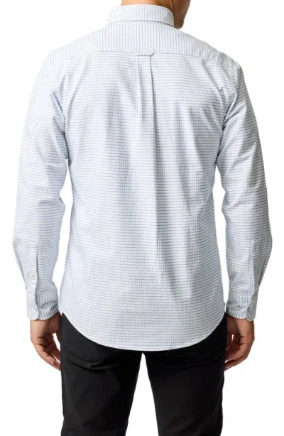 Rodd & Gunn Sports Fit Check Cotton Button-down Oxford Shirt In Blue