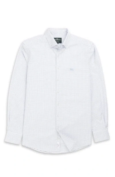 Rodd & Gunn Sports Fit Check Cotton Button-down Oxford Shirt In Blue