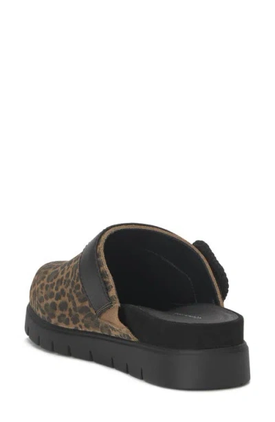 Lucky Brand Women's Sachie Buckled Slip-on Clogs In Animal Print