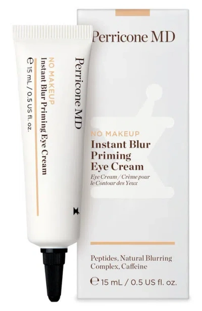 Perricone Md No Makeup Instant Blur Priming Eye Cream 0.5 Oz. In White