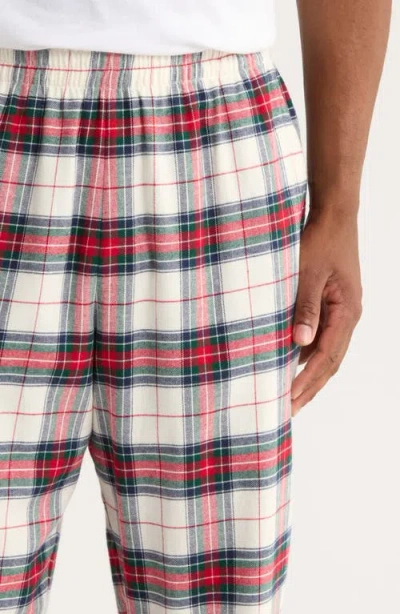 Eberjey 2-pc. Cotton Brushed Flannel Pajama Set In Red