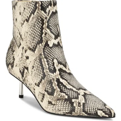 Nine West Hamesa Pointed Toe Bootie In Neutral