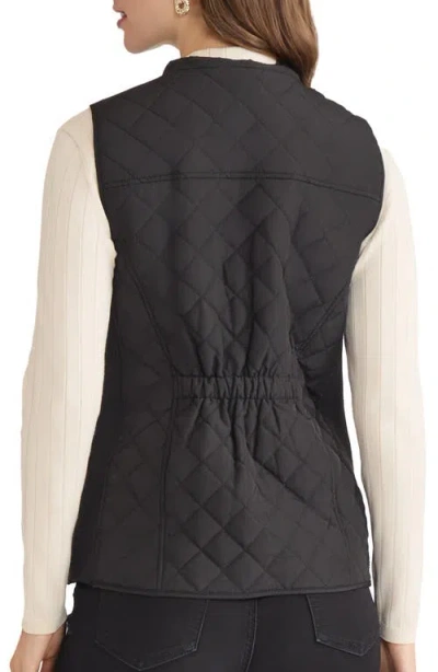 Jones New York Women's Patch Pocket Vest Jacket In Black