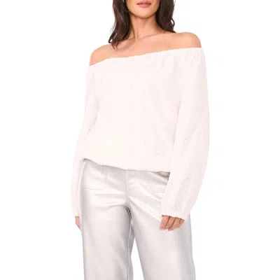 Vince Camuto Women's Off-the-shoulder Bubble Top In Neutral