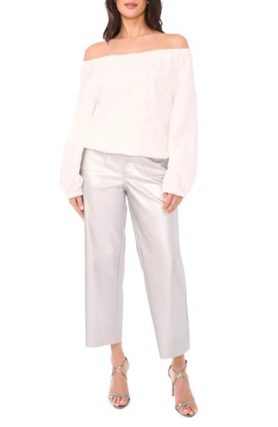 Vince Camuto Women's Off-the-shoulder Bubble Top In Neutral