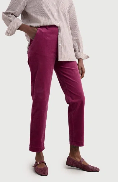 Seasalt Cornwall Crackington Sailor Button Crop Pull-on Pant In Brown