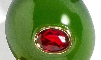 Baublebar Briny Baby Olive Bag Charm In Green