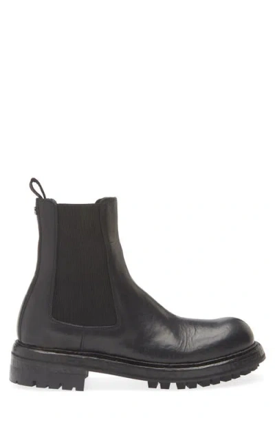 Dolce & Gabbana Chunky Sole Round Toe Ankle Boots In Black