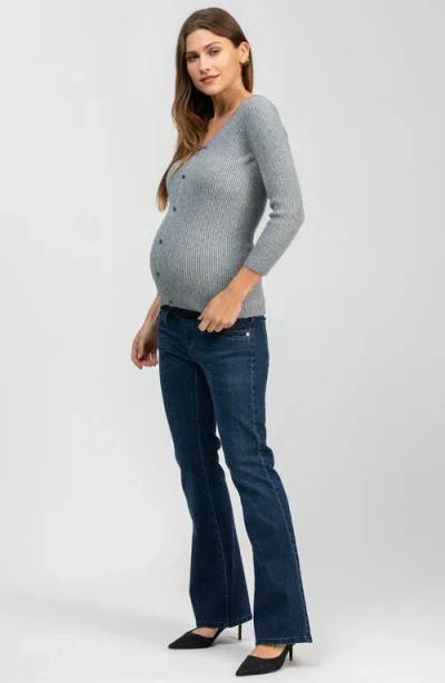 Pietro Brunelli Maternity Maternity Pietro Brunelli Slim Bootcut Jeans In Blue