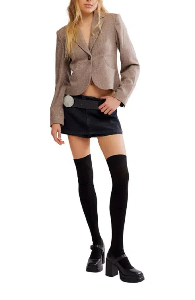 Free People Whip Smart Blazer In Brown