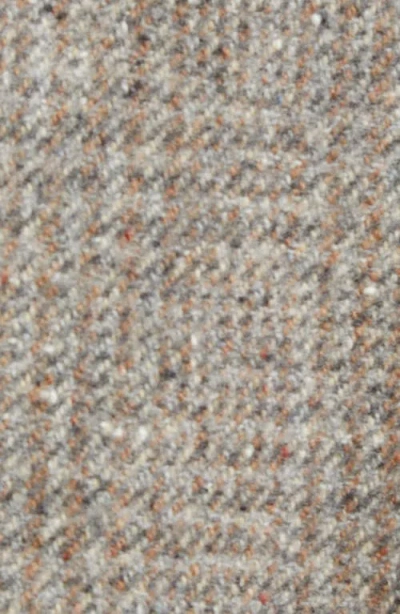 Johnstons Of Elgin Oversize Check Cashmere & Wool Overshirt In Gray