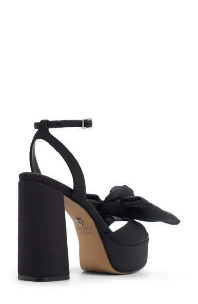 Aldo Women's Luscious 2-piece Round Toe Dress Sandals In Black