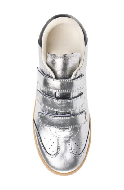 Isabel Marant Festive Beth Metallic Leather Low-top Sneakers In Multi