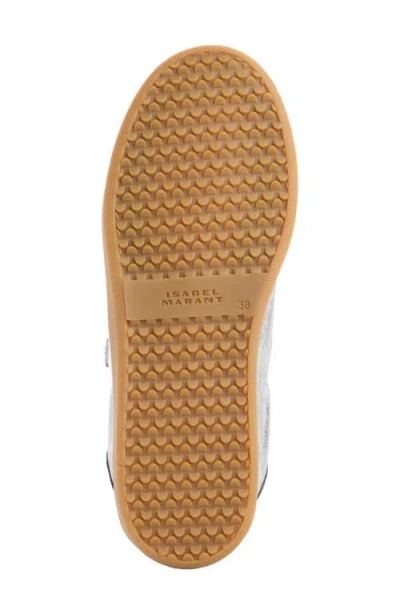 Isabel Marant Festive Beth Metallic Leather Low-top Sneakers In Multi