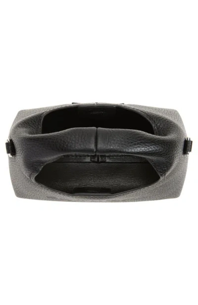 Marc Jacobs The Micro Crossbody Sack Bag In Full-grain Leather In Black