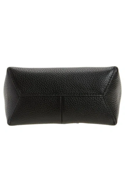 Marc Jacobs The Micro Crossbody Sack Bag In Full-grain Leather In Black