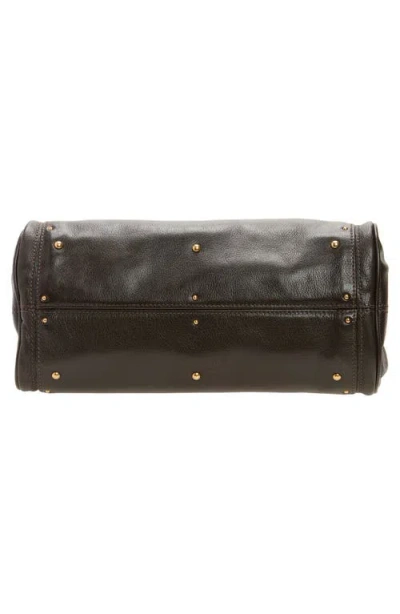 Chloé Paddington Padlock Shoulder Bag In Leather In Black